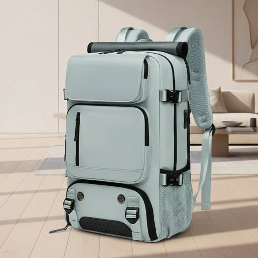 TRAVELMAX Pack – Großer wasserfester Reise-Rucksack mit USB-Anschluss ...