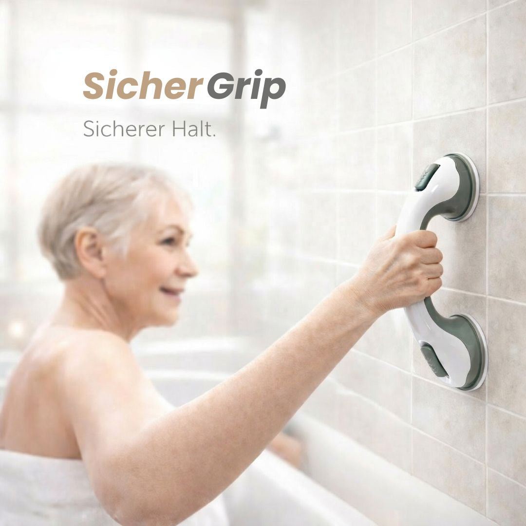 Haltegriff für Dusche, Badewanne oder WC mit Saugnapf